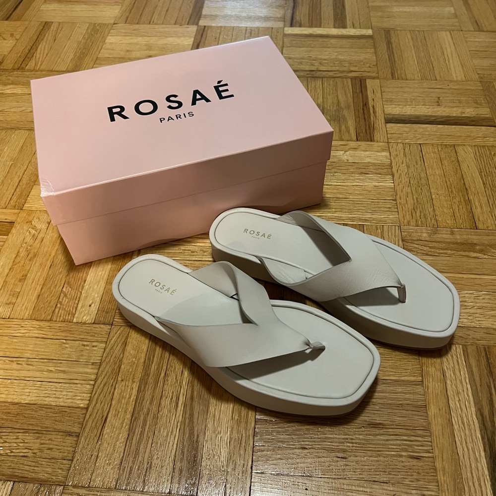 Rosae Paris platform flip flops